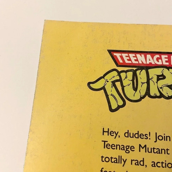 Vintage 1990 TMNT A Fishy Adventure  Teenage Mutant Ninja Turtles Storybook - Picture 14 of 14